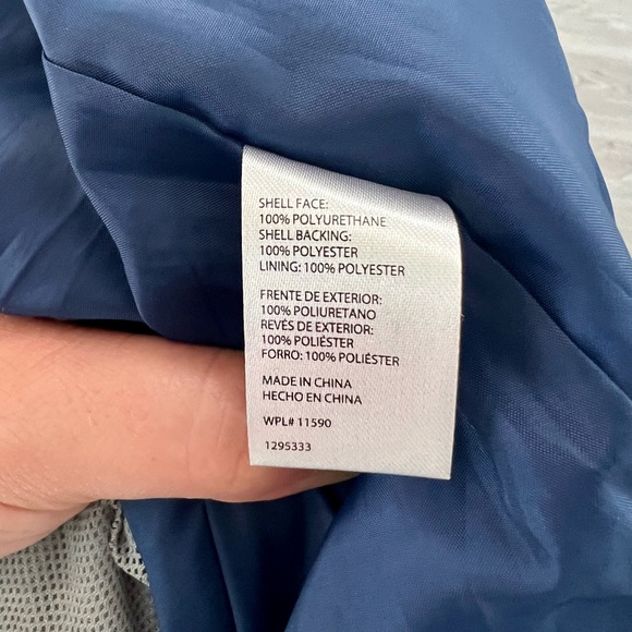 Vintage / S / 100% Waterproof / Shell Jacket / Navy - Picture 6 of 6